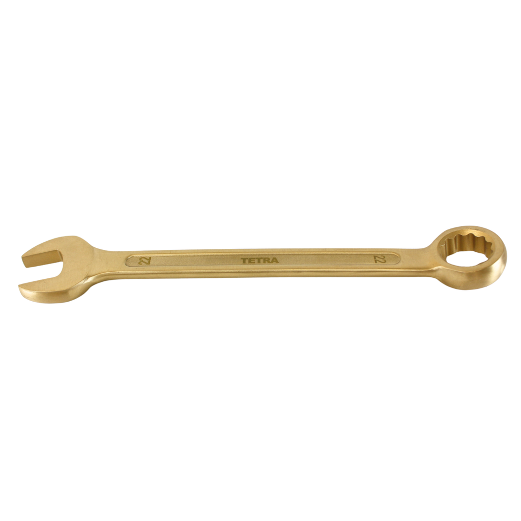 [13348] TETRA Wrench Open & 12-point box 22 mm Non-Spark Aluminium-Bronze