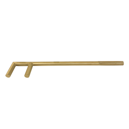 [13403] TETRA Valve Wheel Wrench 400 x 50 mm, F-type, Non-Spark Aluminium-Bronze, IMPA 615946[24.0](44.5)