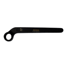 [13489] TETRA Ringsleutel plat gebogen 17 mm, 12-Kant, IMPA 610656[225.0](2.25)