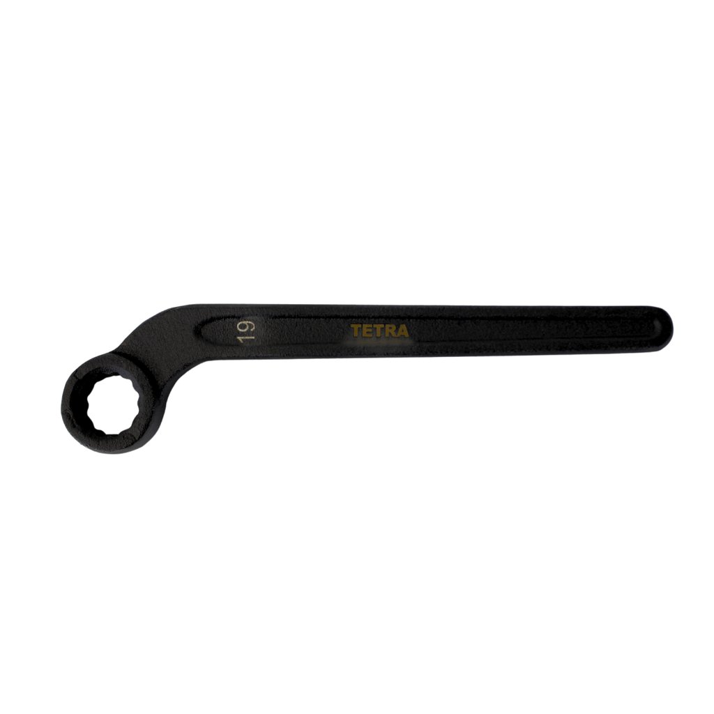 [13490] TETRA 12-point Single End Curved Wrench 19 mm, IMPA 610657