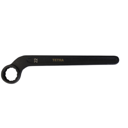 [13491] TETRA Ringsleutel plat gebogen 22 mm, 12-Kant, IMPA 610659[66.0](3.58)