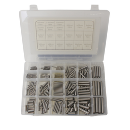 [13591] Assorted Metric Parellel Pins Steel. 2.5-10MM. 315-pieces. IMPA 695651[267.0](36.0)