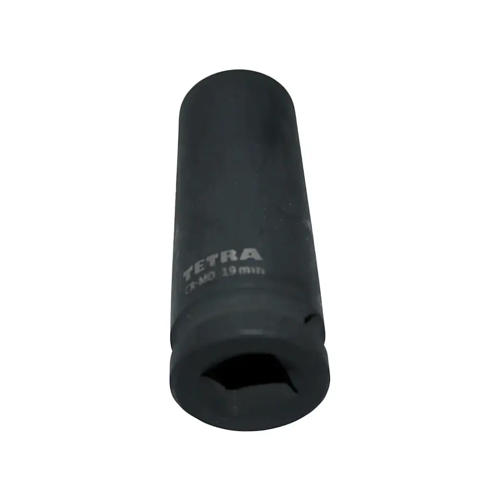 [13715] TETRA  Deep socket 19 mm impact wrench 1/2" (12,7 mm), Length 78mm. IMPA 590219