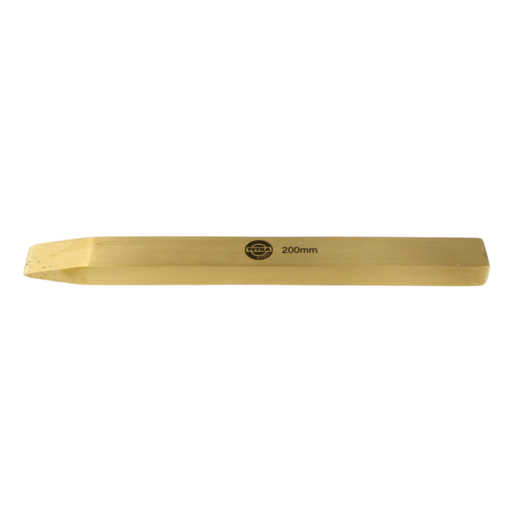 [13744] TETRA Cold chisel 19 x 200 mm Brass Non-Spark, IMPA 615804