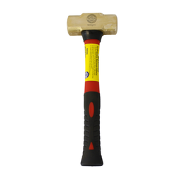 [13749] TETRA Stone hammer double face with fibreglass handle 1000gr. Brass Non-Spark IMPA 612644[80.0]