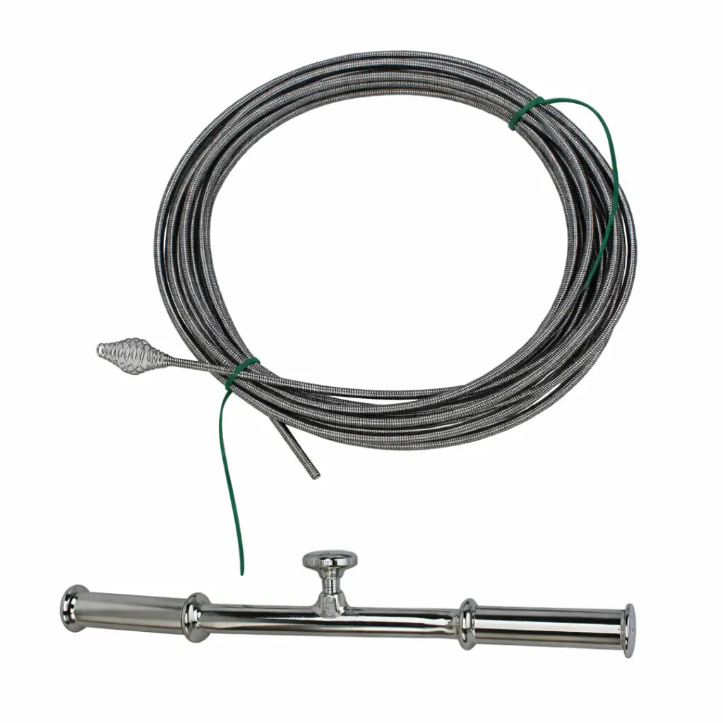 [14594] Plumber Snake Wire Pipe Cleaner, Diam 6 mm, Length 10 m, IMPA 615203