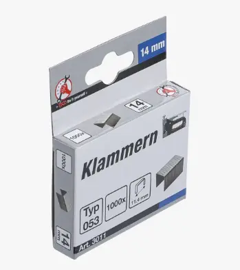 [14874] Nieten type 53, 11,3x6x0,7mm, doos a 1000st. IMPA 615262