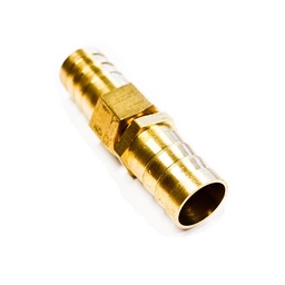 [4428] Brass Screw Air Hose Couplings, Connection Thread 1/4", Nom Hose end 9 mm, IMPA 351063[66.0](2.75)