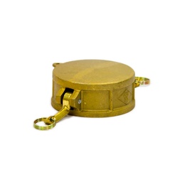 [1636] Camlock Coupling Dust cap, Diameter 100 mm (4"), Brass, IMPA 352072[44.0](30.0)