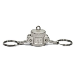 [1777] Camlock Coupling Dust cap, Diameter 13 mm (1/2"), Stainless steel, IMPA 352080[68.0](4.51)
