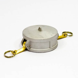 [1628] Camlock Coupling Dust Cap, Diameter 100 mm (4"),  Aluminium, IMPA 352058[50.0](8.5)