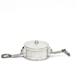 [1784] Camlock Coupling Dust Cap, Diameter 100 mm (4"),  Stainless steel, IMPA 352088[31.0](34.0)