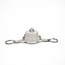 [1778] Camlock Coupling Dust Cap, Diameter 25 mm (1"), Stainless steel, IMPA 352082[278.0](5.75)