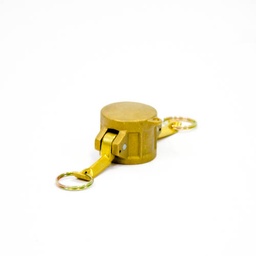 [1632] Camlock Coupling Dust Cap, Diameter 32 mm (1-1/4"), brass, IMPA 352067[56.0](8.75)