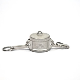 [1780] Camlock Coupling Dust Cap, Diameter 40 mm (1-1/2"), Stainless steel, IMPA 352084[116.0](11.34)