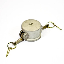 [1625] Camlock Coupling Dust Cap, Diameter 50 mm (2"), Aluminium, IMPA 352055[34.0](6.5)