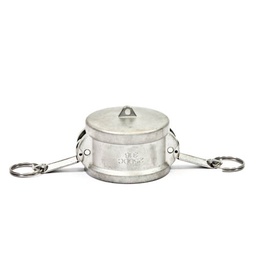 [1782] Camlock Coupling Dust Cap, Diameter 63 mm (2-1/2"), Stainless steel, IMPA 352086[38.0](17.0)