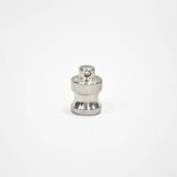 [1723] Camlock Coupling Dust Plug, Diameter 13 mm (1/2"), Stainless steel, IMPA 351980[91.0](1.82)