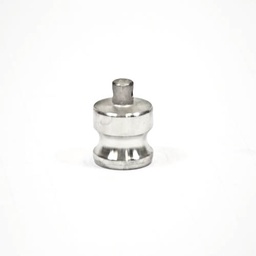 [1724] Camlock Coupling Dust Plug, Diameter 25 mm (1"), Stainless steel, IMPA 351982[236.0](2.61)