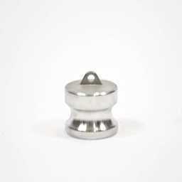 [1725] Camlock Coupling Dust Plug, Diameter 32 mm (1-1/4"), Stainless steel, IMPA 351983[27.0](3.43)