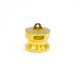 [1614] Camlock Koppeling Stofplug, Diameter 40 mm (1-1/2"), Messing, IMPA 351968[25.0](5.5)