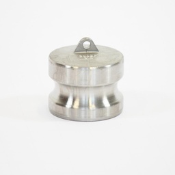 [1727] Camlock Coupling Dust Plug, Diameter 50 mm (2"), Stainless steel, IMPA 351985[56.0](7.94)
