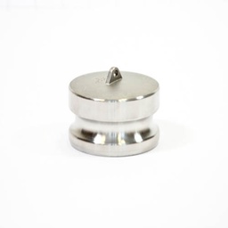 [1728] Camlock Coupling Dust Plug, Diameter 63 mm (2-1/2"), Stainless steel, IMPA 351986[37.0](11.08)