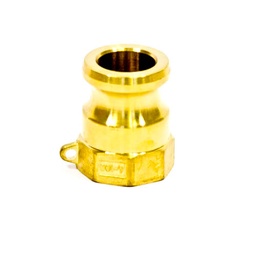 [1549] Camlock Coupling Type A, Diameter 25 mm (1"), Brass, IMPA 351717[20.0](3.23)