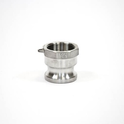 [1560] Camlock Coupling Type A, Diameter 40 mm (1-1/2"), Stainless steel, IMPA 351735[40.0](6.78)