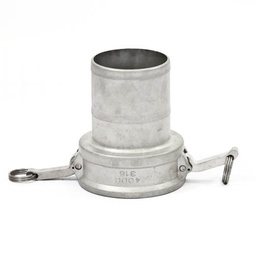 [1757] Camlock Coupling Type C, Diameter 100 mm (4"), Stainless steel, IMPA 352038[40.0](53.0)