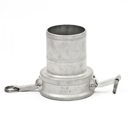 [1757] Camlock Coupling Type C, Diameter 100 mm (4"), Stainless steel, IMPA 352038[51.0](47.71)