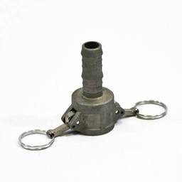 [1732] Camlock Coupling Type C, Diameter 13 mm (1/2"), Aluminium, IMPA 352000[50.0](2.15)