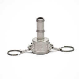 [1749] Camlock Coupling Type C, Diameter 20 mm (3/4"), Stainless steel, IMPA 352031[172.0](5.78)