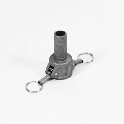 [1733] Camlock Koppeling Type C, Diameter 25 mm (1"), Aluminium, IMPA 352002[107.0](2.63)