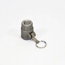 [1591] Camlock Koppeling Type D, Diameter 13 mm (1/2"), Aluminium, IMPA 351801[25.0](2.23)