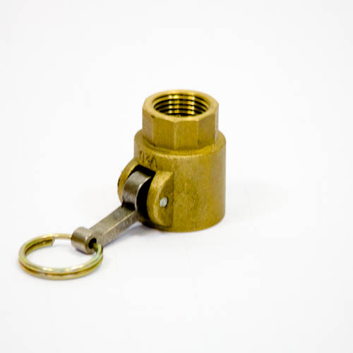 [1600] Camlock Coupling Type D, Diameter 13 mm (1/2"), Brass, IMPA 351815