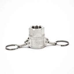 [1644] Camlock Koppeling Type D, Diameter 20 mm (3/4"), Roestvij staal, IMPA 351832[36.0](6.33)