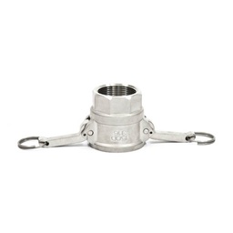 [1647] Camlock Koppeling Type D, Diameter 40 mm (1-1/2"), Roestvrij staal, IMPA 351835[161.0](11.5)