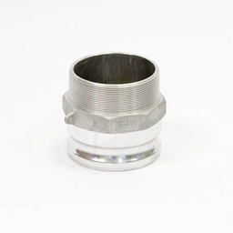 [1573] Camlock Coupling Type F, Diameter 100 mm (4"), Alumnium, IMPA 351759[45.0](12.38)