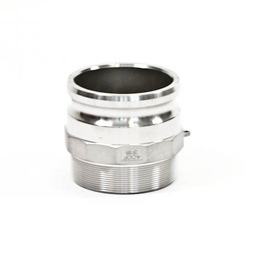 [3336] Camlock Coupling Type F, Diameter 100 mm (4"), Stainless steel, IMPA 351789[34.0](44.0)
