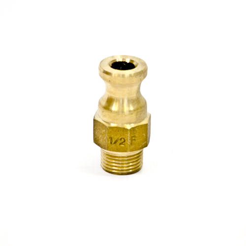 [1574] Camlock Coupling Type F, Diameter 13 mm (1/2"), Brass, IMPA 351765