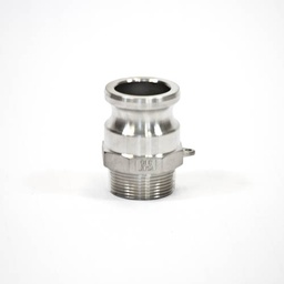 [1587] Camlock Coupling Type F, Diameter 40 mm (1-1/2"), Stainless steel, IMPA 351785[88.0](7.25)