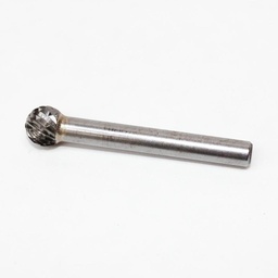[4730] Carbide rotary bur, ball shape (C24), shank 6 mm, blade 9.5 mm, length 52 mm, IMPA 632524[14.0](19.7)