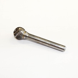 [4731] Carbide rotary bur, ball shape (C25), shank 6 mm, blade 12.7 mm, length 55 mm, IMPA 632525[6.0](26.580000000000002)