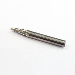 [4551] Hardmetalen stiftfrees, kegelvormig uiteinde (E42 + E43), de schacht 6 mm, blad 6 mm, lengte 50 mm, IMPA 632543[2.0](20.2)