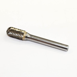 [4725] Hardmetalen stiftfrees. cilindrische bolvorm (B15). schacht 6 mm. blad 9.5 mm. lengte 63 mm[8.0](22.43)