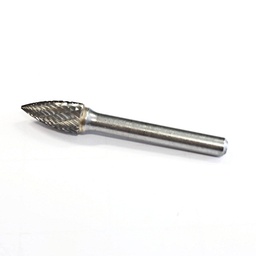 [2913] Carbide rotary bur, tree shaped radius end (D34), shank 6 mm, blade 9,6 mm, length 64 mm, IMPA 632534[4.0](23.44)