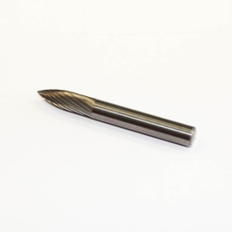 [4733] Carbide rotary bur, tree shape radius end (D32), shank 6 mm, blade 6 mm, length 50 mm, IMPA 632532[27.0](21.41)