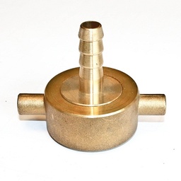 [1295] Cast Bronze Air Hose Coupling, Conection thread M42x2, Nom Hose end 12 mm, IMPA 351054[214.0](6.15)