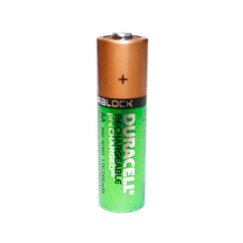 [8054] Duracell DX1500 - AA oplaadbare NiMh batterij, 2400 mAh, IMPA 792453